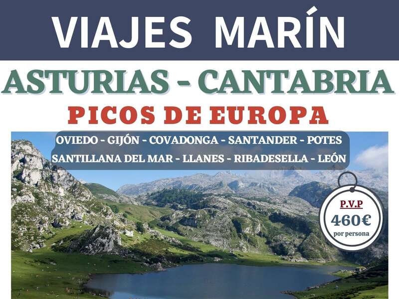 🐮 ASTURIAS, CANTABRIA Y PICOS DE EUROPA⛰️  📆  Del 6 al 12 de Julio     